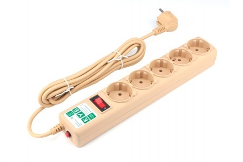 Сетевой фильтр, белый